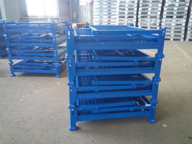安徽厂家直销折叠堆垛金属物料箱,周转箱,通过iso9000认证,可定制